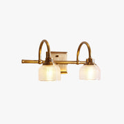Arisha Prismatic Glass Vanity Wall Lamp - Lamp Copper