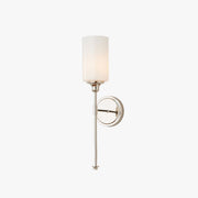 Tiffany Nordic Vanity Metal Glass Minimalism Wall Lamp, Black/Silver - Lamp Copper