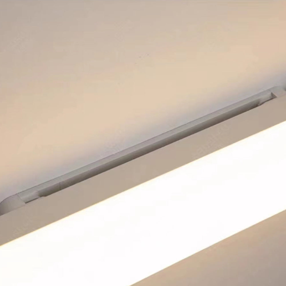 Arisha Simple White Bar Mirror Front Vanity Wall Lamp, Acrylic - Lamp Copper