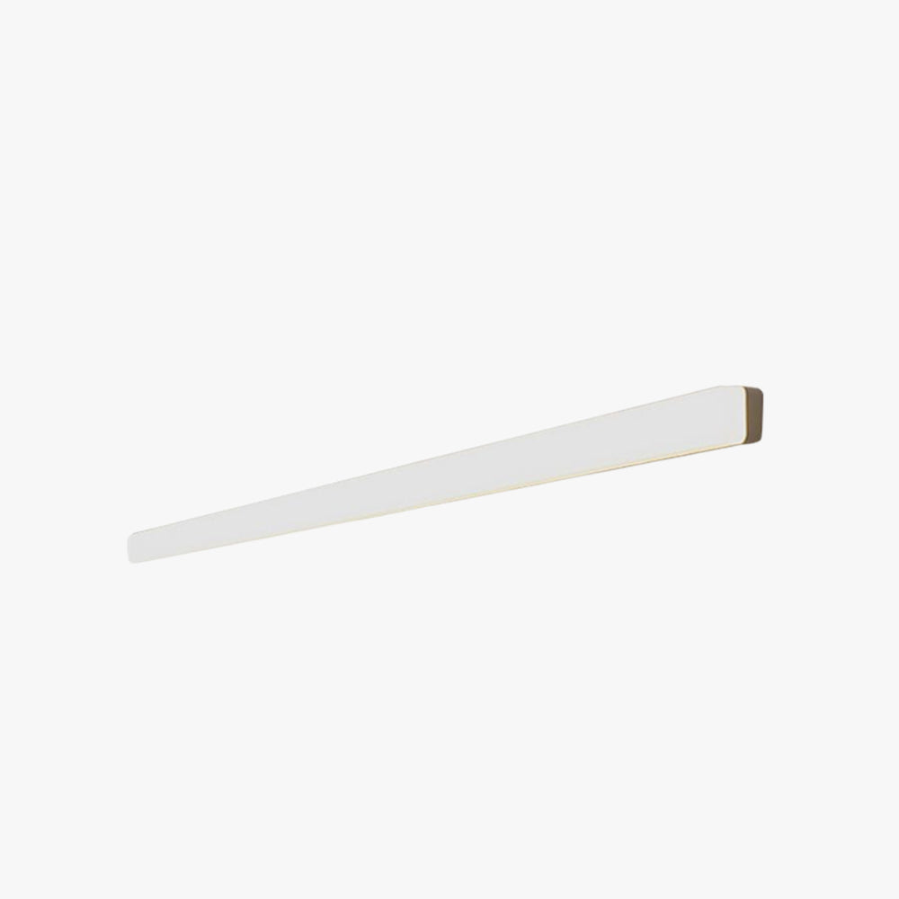 Arisha Simple White Bar Mirror Front Vanity Wall Lamp, Acrylic - Lamp Copper