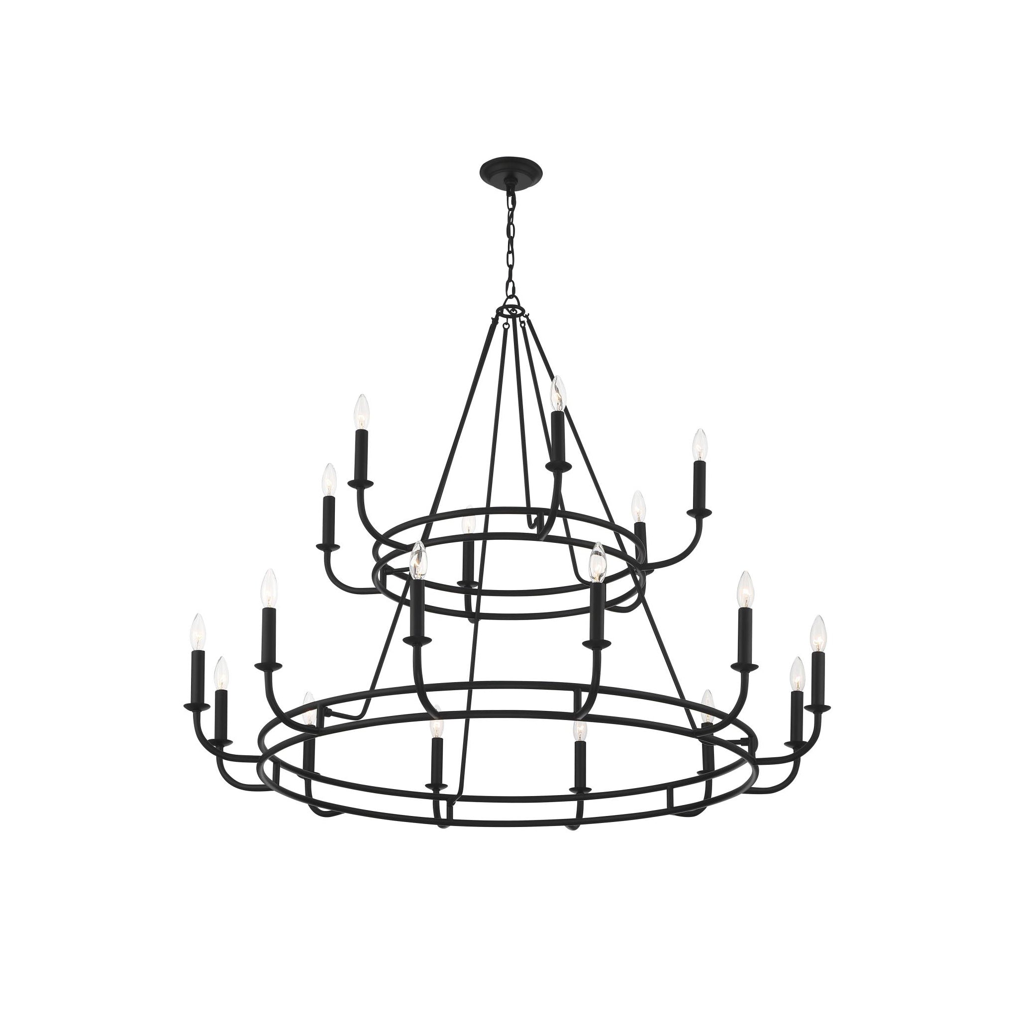 Xenuvyh Modern Minimalist Vintage Industrial Metal Chandelier - Lamp Copper