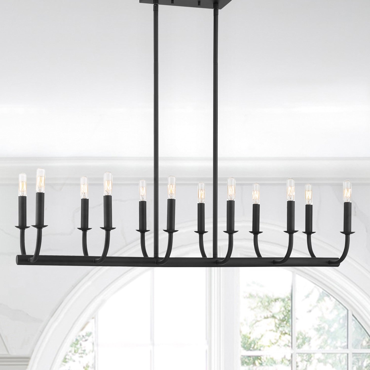 Xenuvyh Modern Minimalist Vintage Industrial Metal Chandelier - Lamp Copper