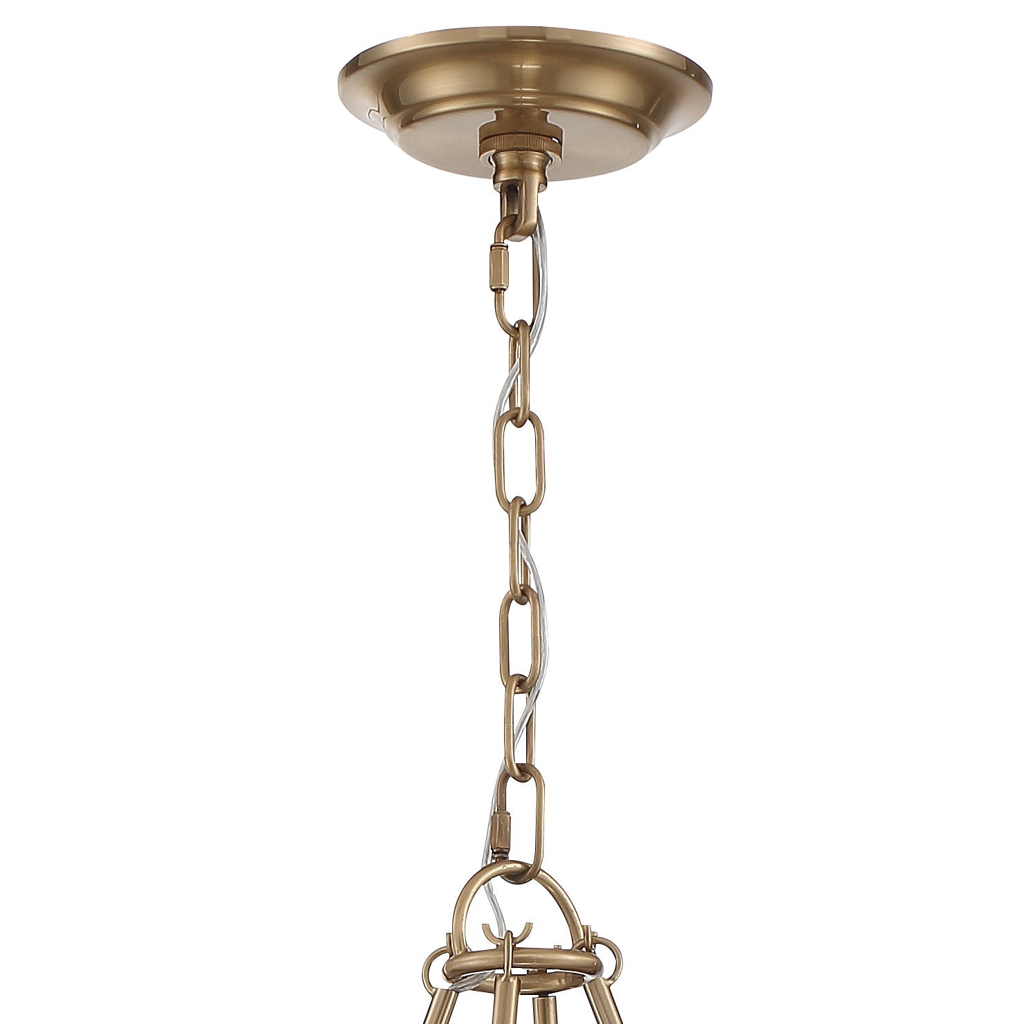 Xenuvyh Modern Minimalist Vintage Industrial Metal Chandelier - Lamp Copper