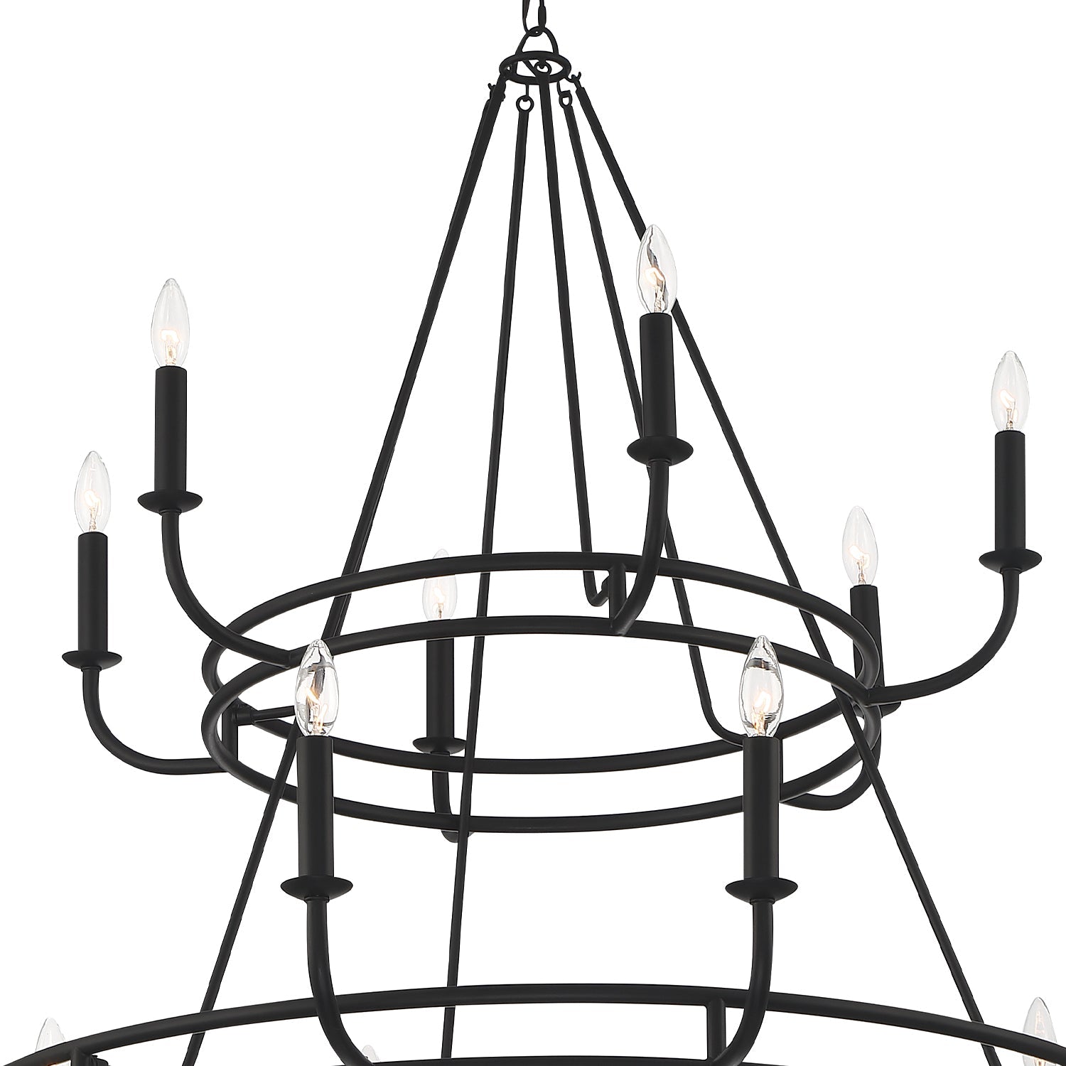 Xenuvyh Modern Minimalist Vintage Industrial Metal Chandelier - Lamp Copper