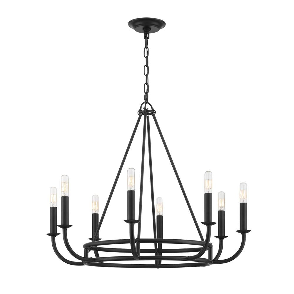 Xenuvyh Modern Minimalist Vintage Industrial Metal Chandelier - Lamp Copper