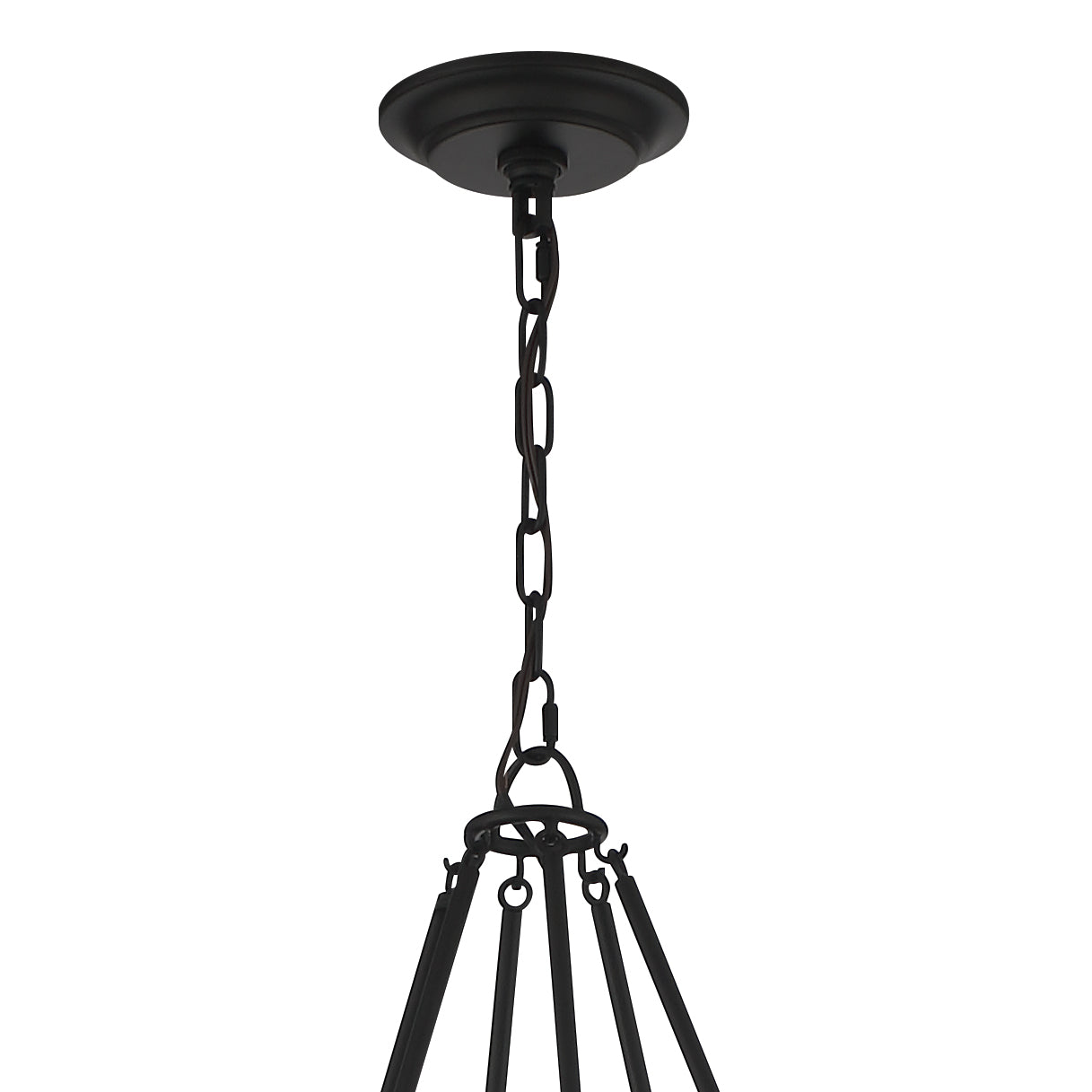 Xenuvyh Modern Minimalist Vintage Industrial Metal Chandelier - Lamp Copper