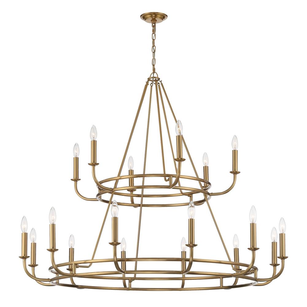 Xenuvyh Modern Minimalist Vintage Industrial Metal Chandelier - Lamp Copper