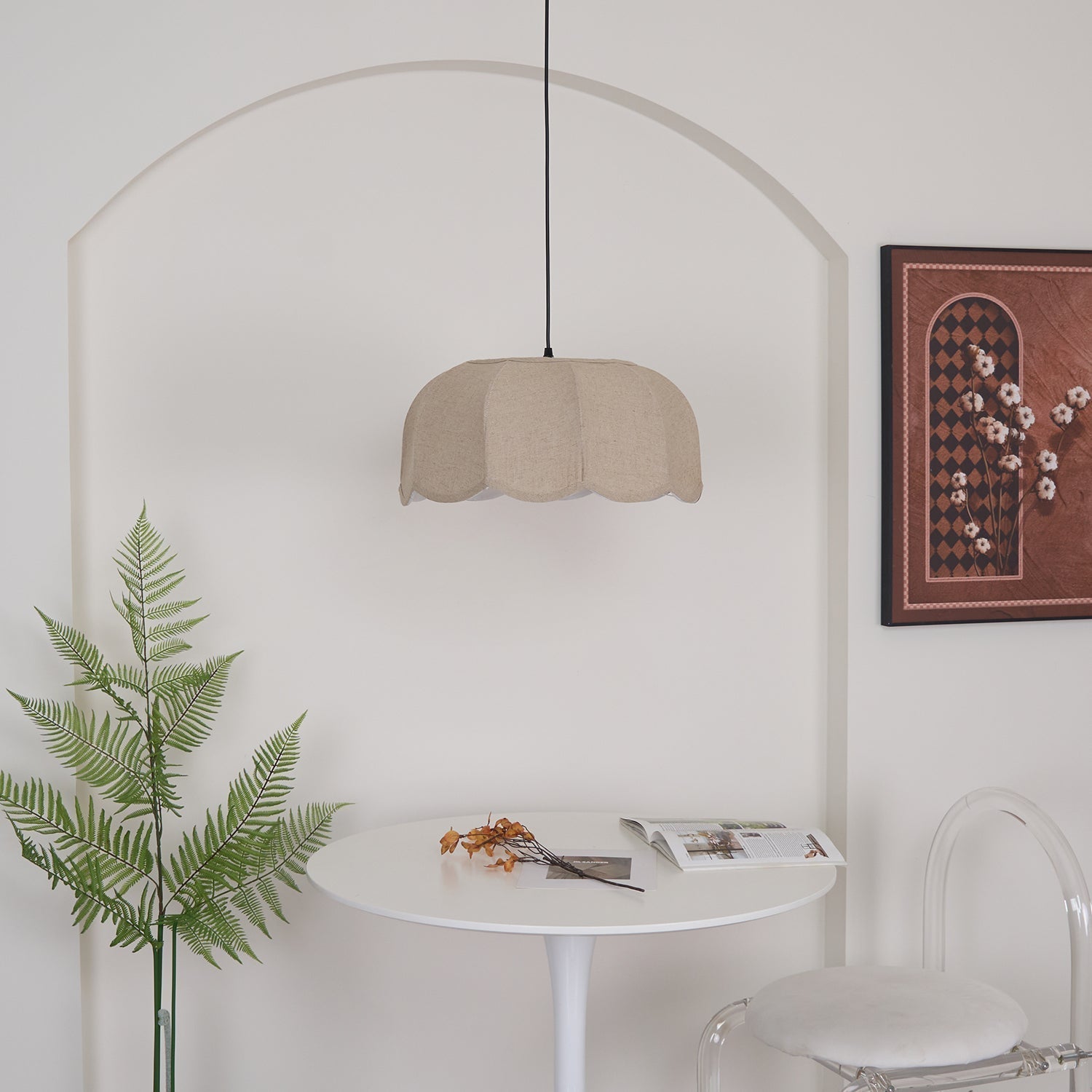 Sora Banana Leaf Pendant Light - Lamp Copper