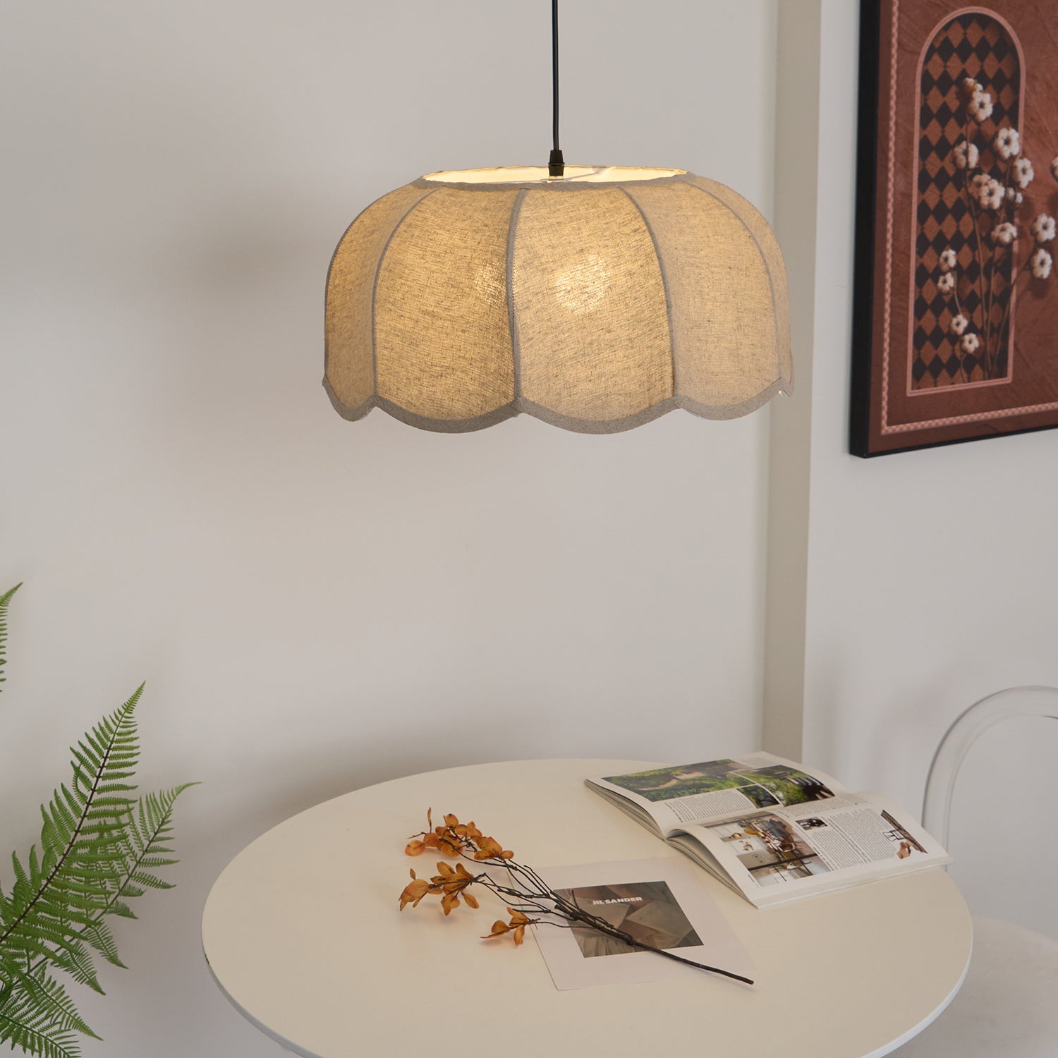 Sora Banana Leaf Pendant Light - Lamp Copper