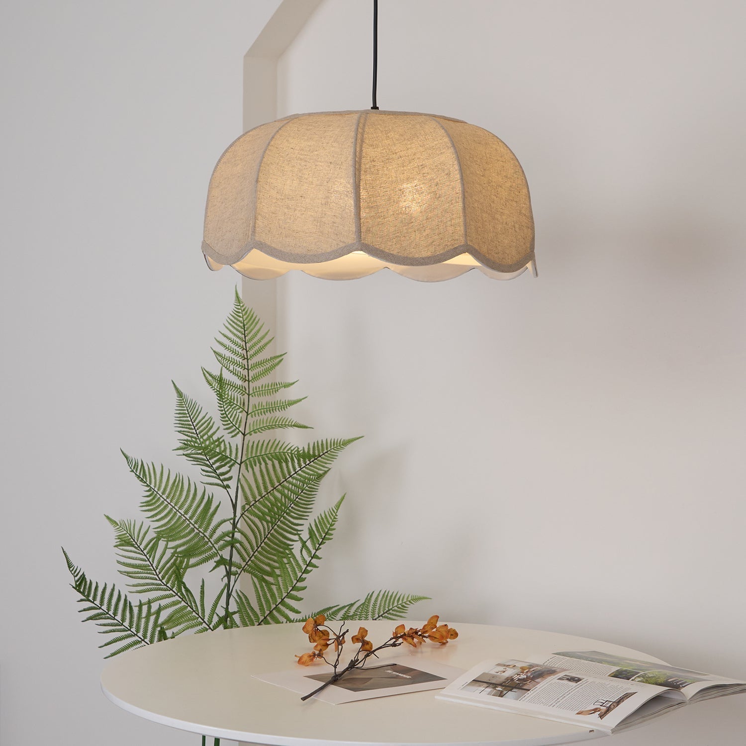 Sora Banana Leaf Pendant Light - Lamp Copper