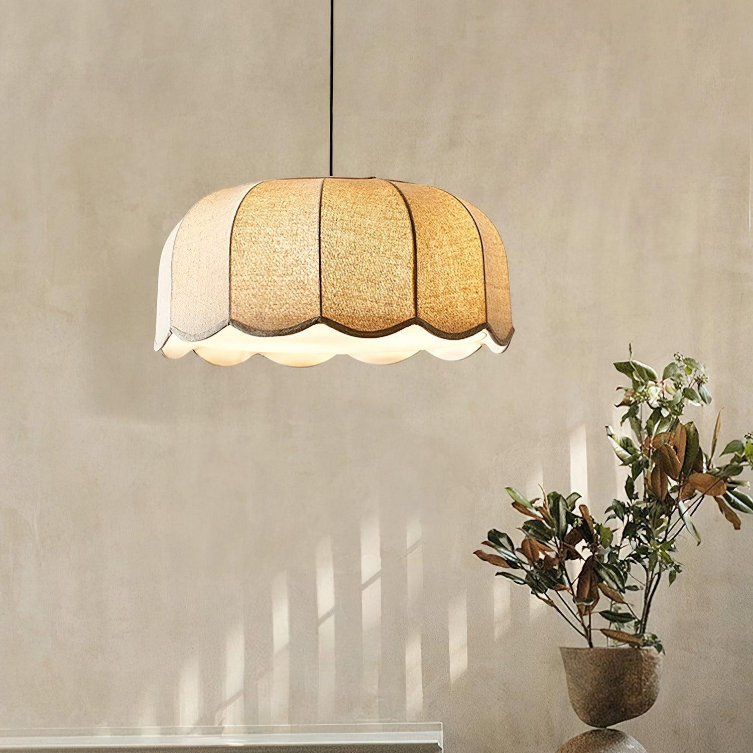 Sora Banana Leaf Pendant Light - Lamp Copper