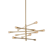 Sifuvyu Modern Minimalist Brass Metal Chandelier - Lamp Copper