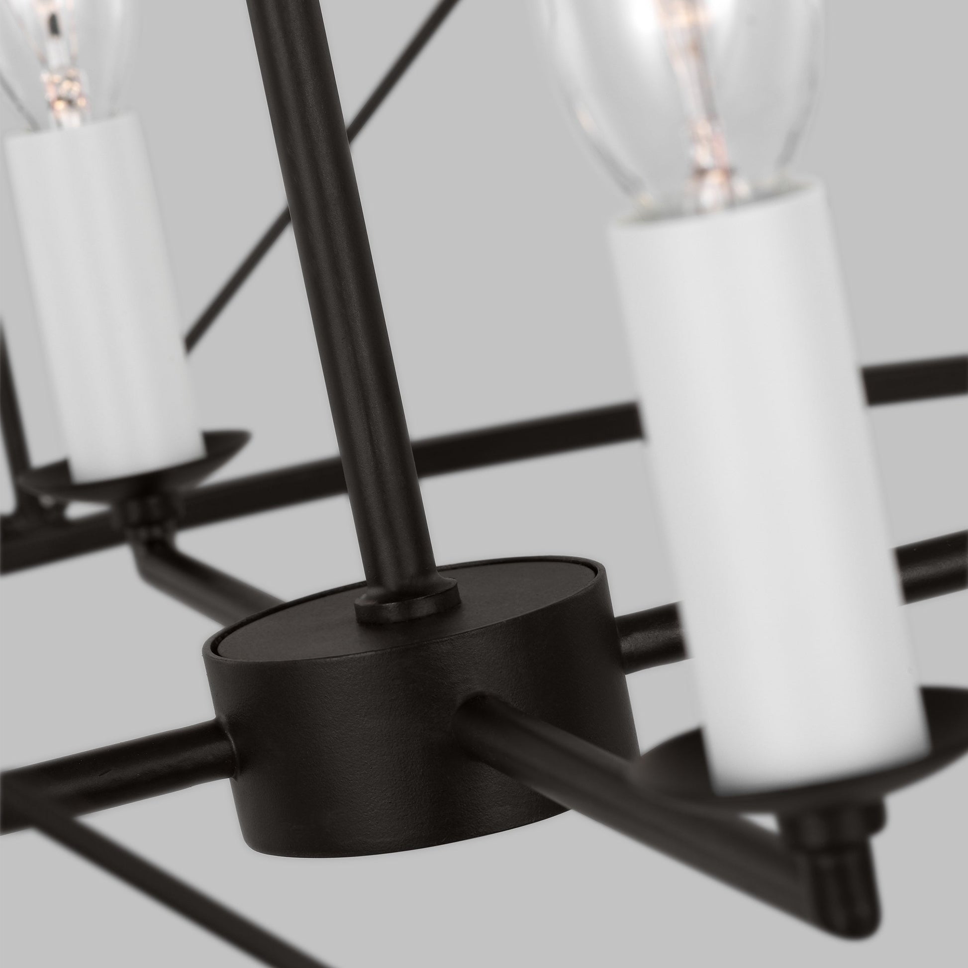 Waegnuvyu Modern Minimalist Vintage Industrial Metal Lantern Chandelier - Lamp Copper