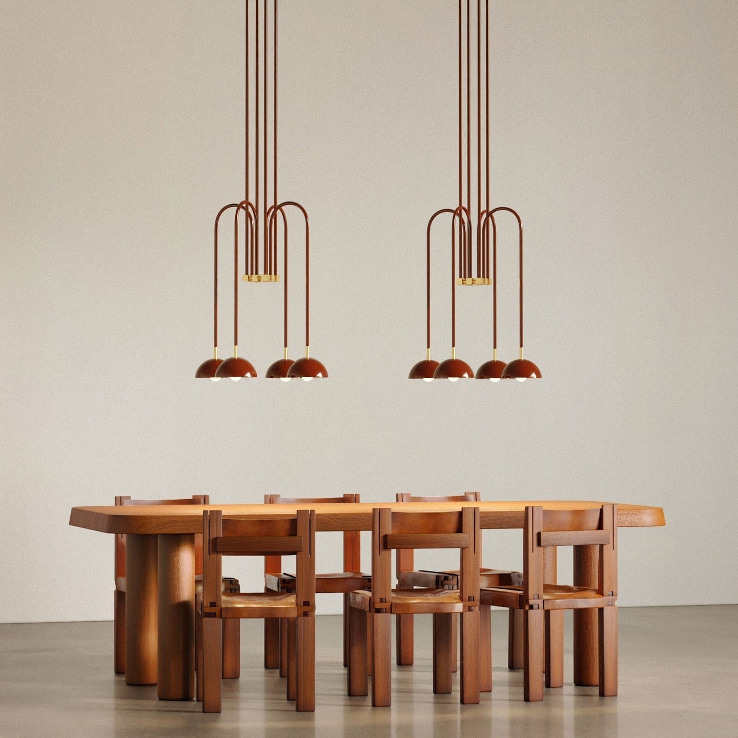 Blikuvyh Vintage Industrial Atelier Brass Metal Chandelier - Lamp Copper