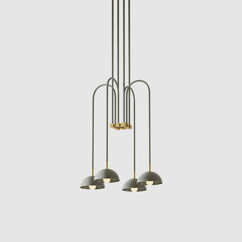 Blikuvyh Vintage Industrial Atelier Brass Metal Chandelier - Lamp Copper