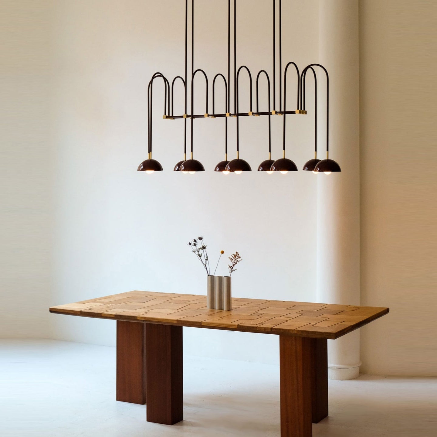 Blikuvyh Vintage Industrial Atelier Brass Metal Chandelier - Lamp Copper