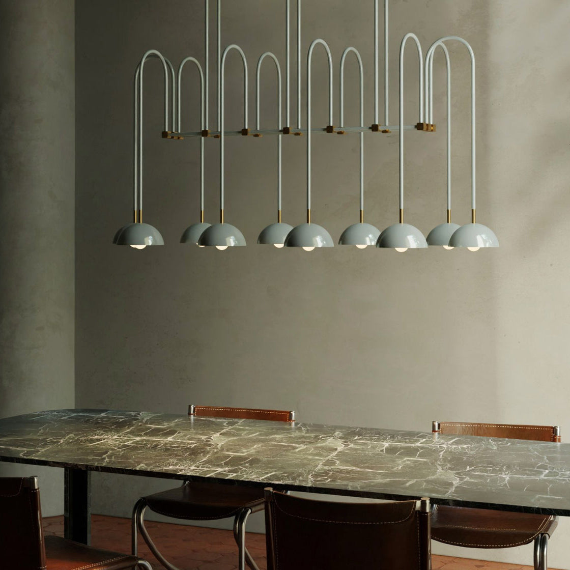 Blikuvyh Vintage Industrial Atelier Brass Metal Chandelier - Lamp Copper