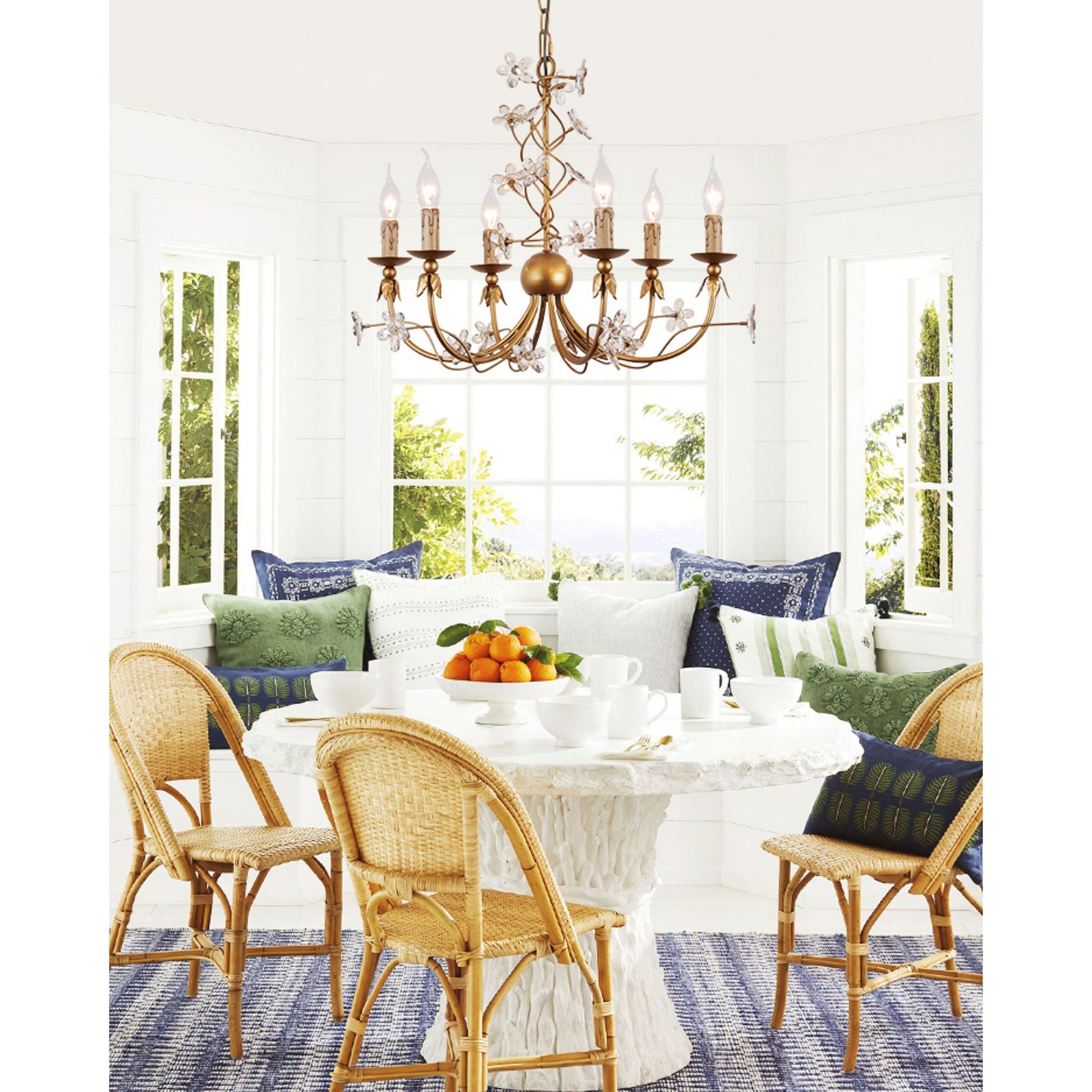 Ornuvyu Postmodern Luxury Clear Metal Crystal Chandelier - Lamp Copper