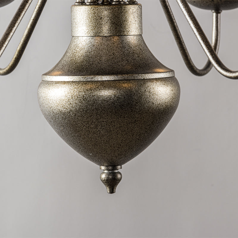 Blikuvyu Vintage Industrial Brass Metal Chandelier - Lamp Copper