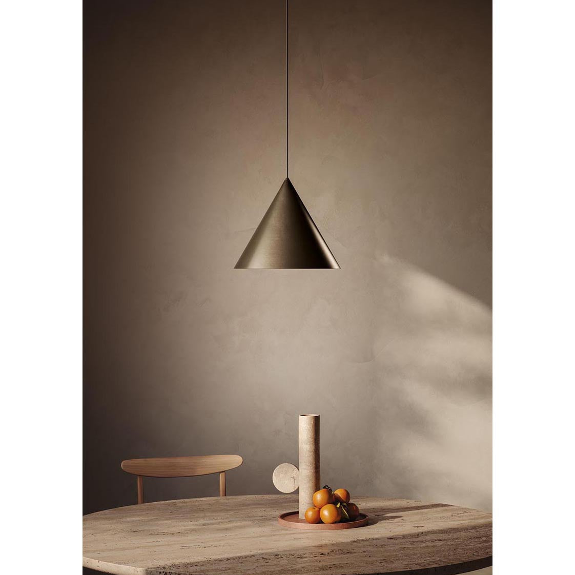 Caeluvyu Modern Minimalist Dark Metal Pendant Lamp - Lamp Copper