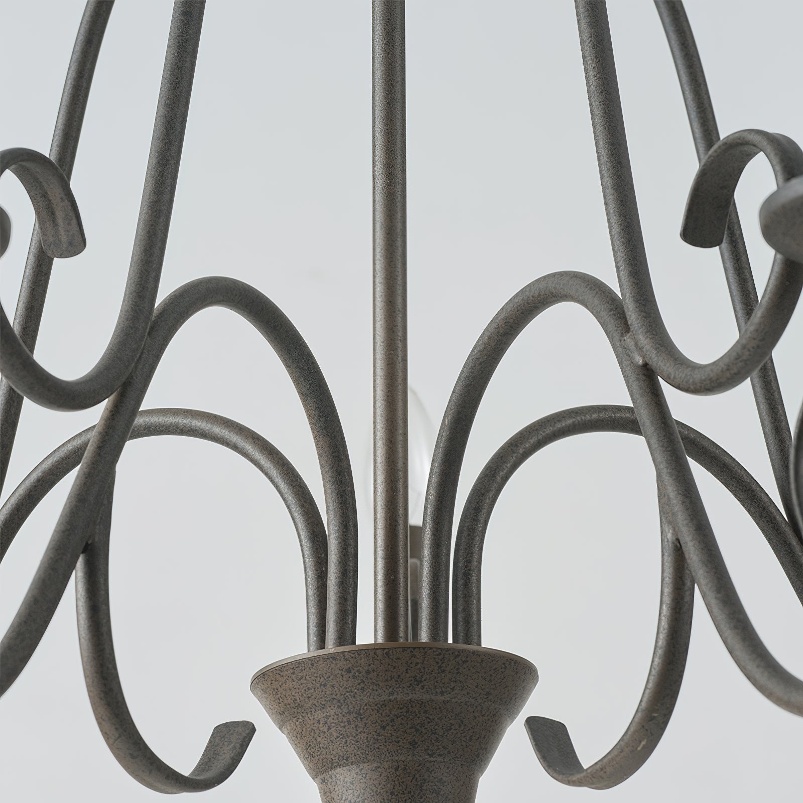 Dvaluvyu Vintage Industrial Metal Chandelier - Lamp Copper