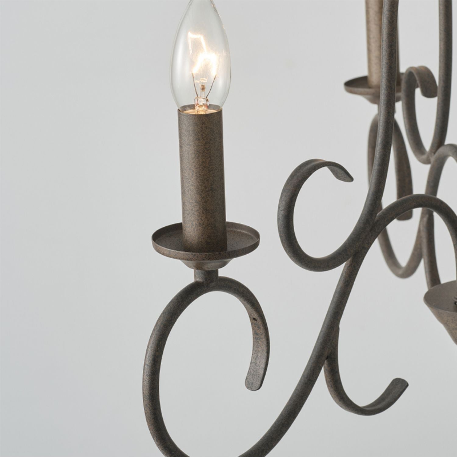 Dvaluvyu Vintage Industrial Metal Chandelier - Lamp Copper
