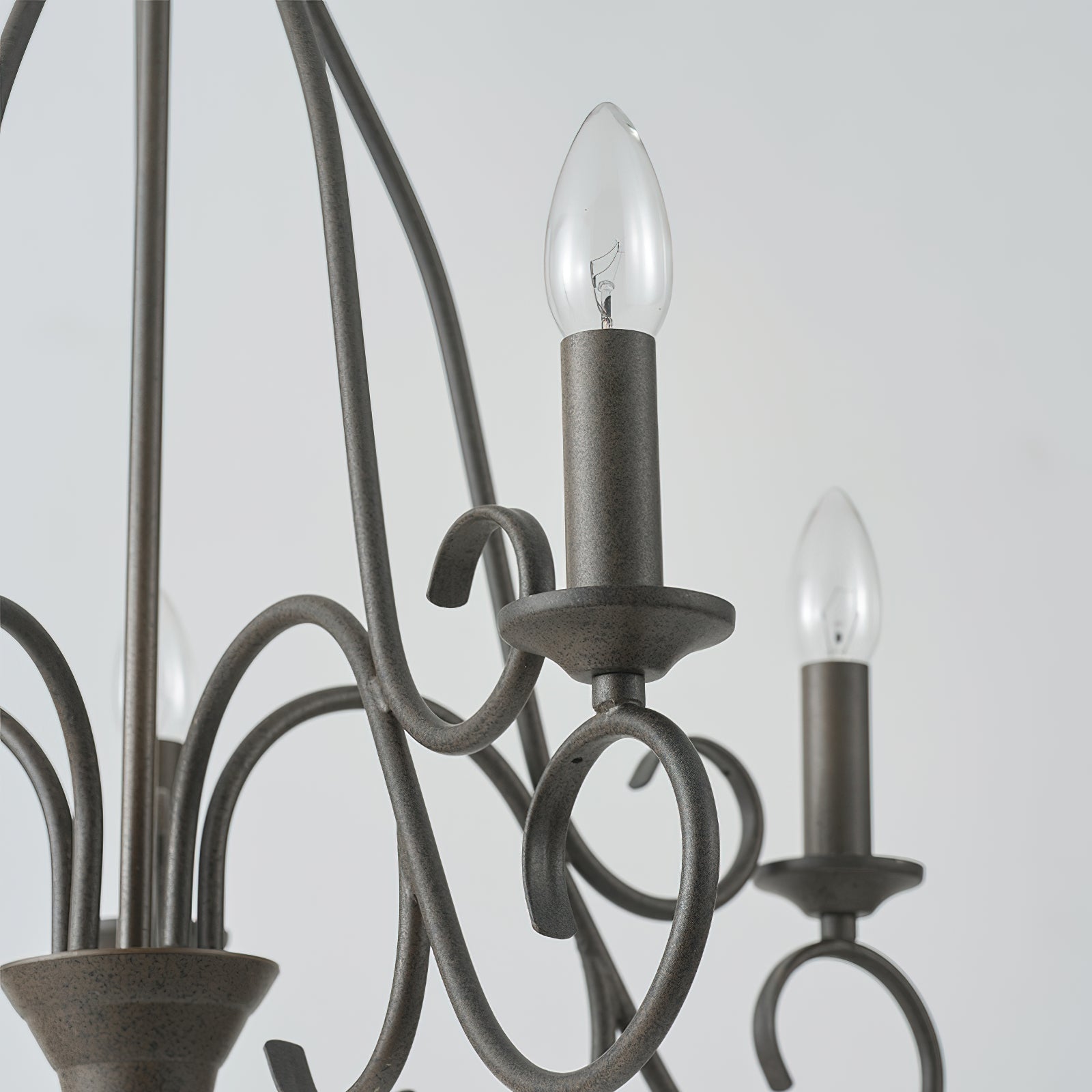 Dvaluvyu Vintage Industrial Metal Chandelier - Lamp Copper