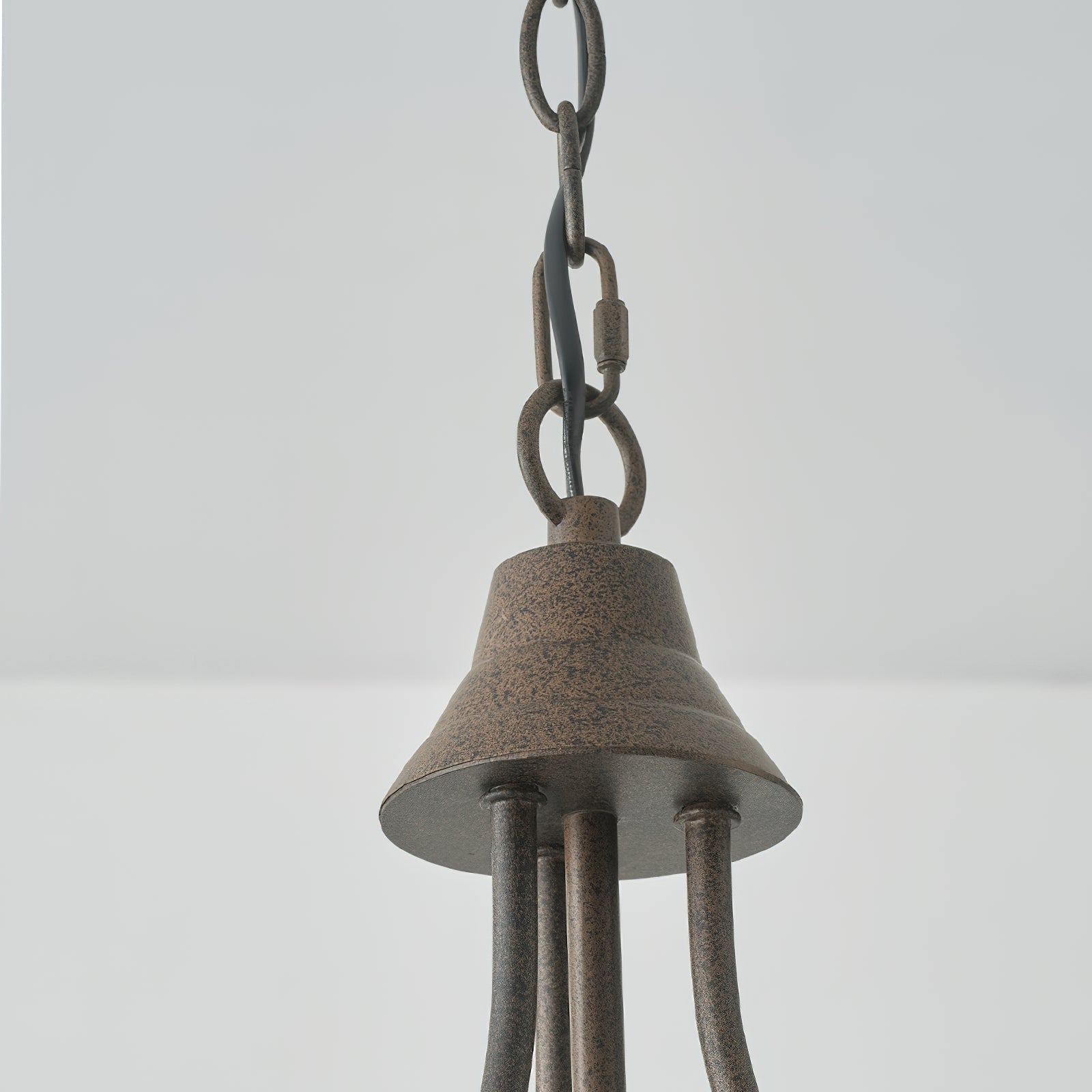 Dvaluvyu Vintage Industrial Metal Chandelier - Lamp Copper