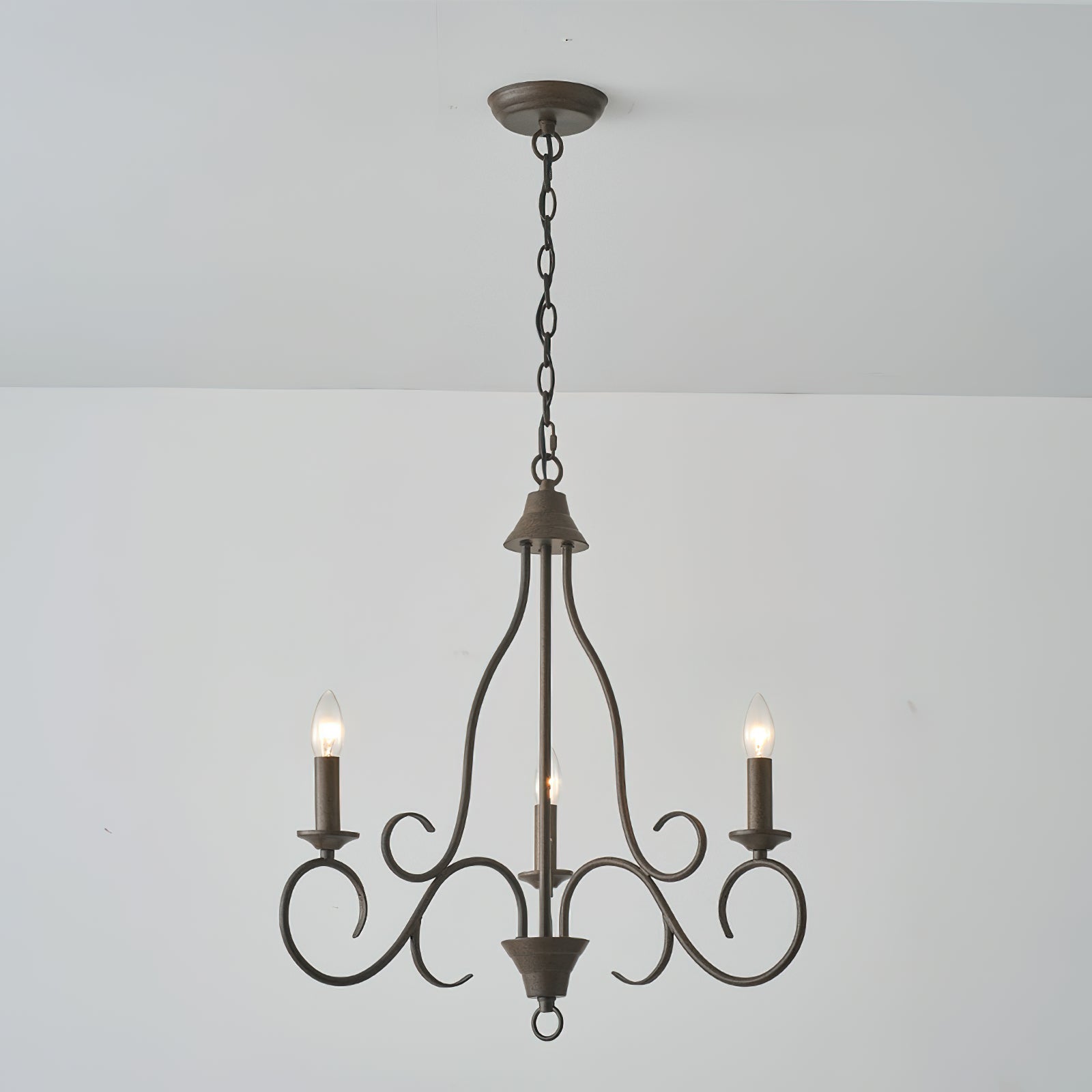 Dvaluvyu Vintage Industrial Metal Chandelier - Lamp Copper