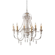 Norduvyh Postmodern Luxury Traditional Wooden Metal Chandelier - Lamp Copper
