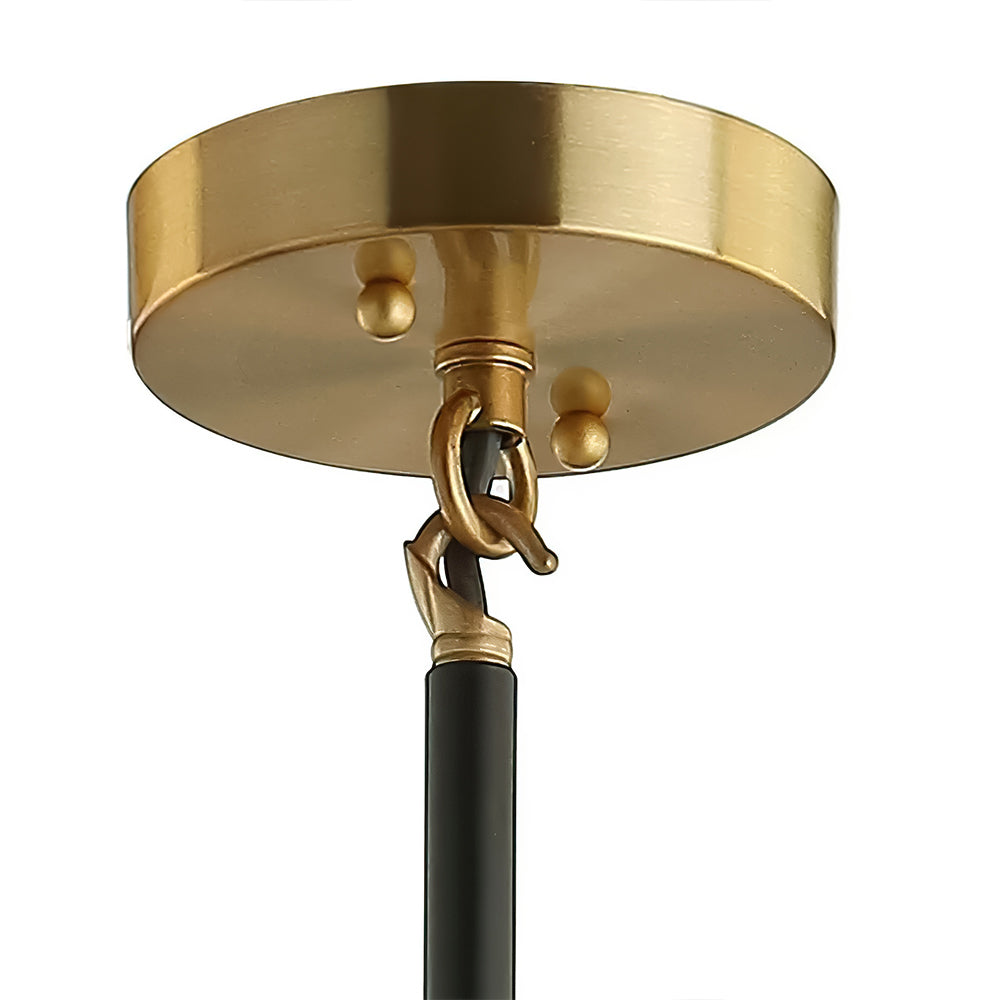 Kvennulix Mid-century Sputnik Metal Chandelier - Lamp Copper