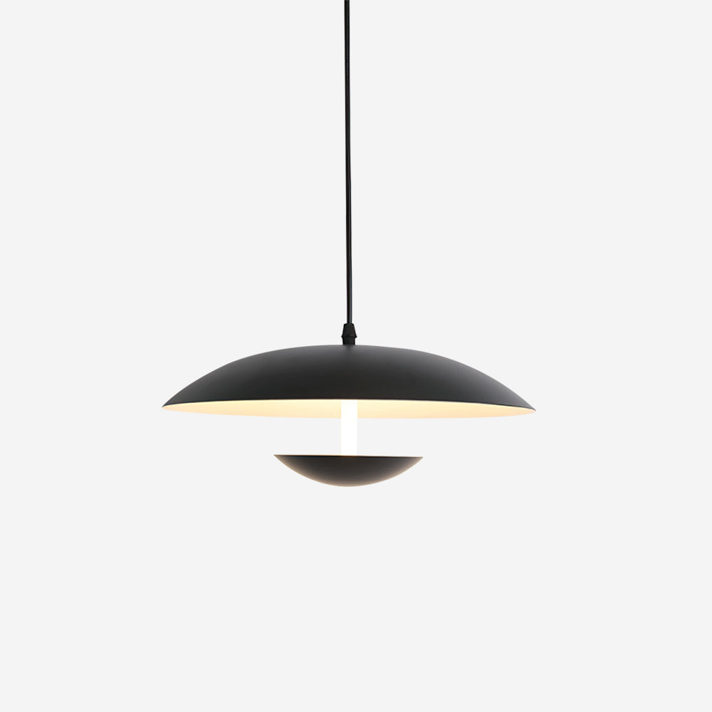 Pylos Minimalist Black Pendant Light - Lamp Copper