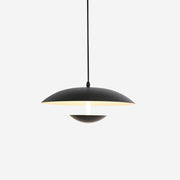 Pylos Minimalist Black Pendant Light - Lamp Copper