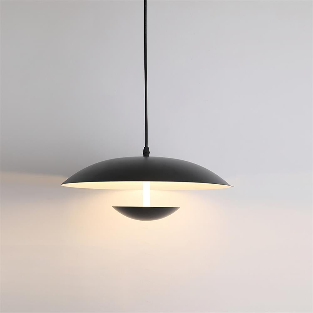 Pylos Minimalist Black Pendant Light - Lamp Copper