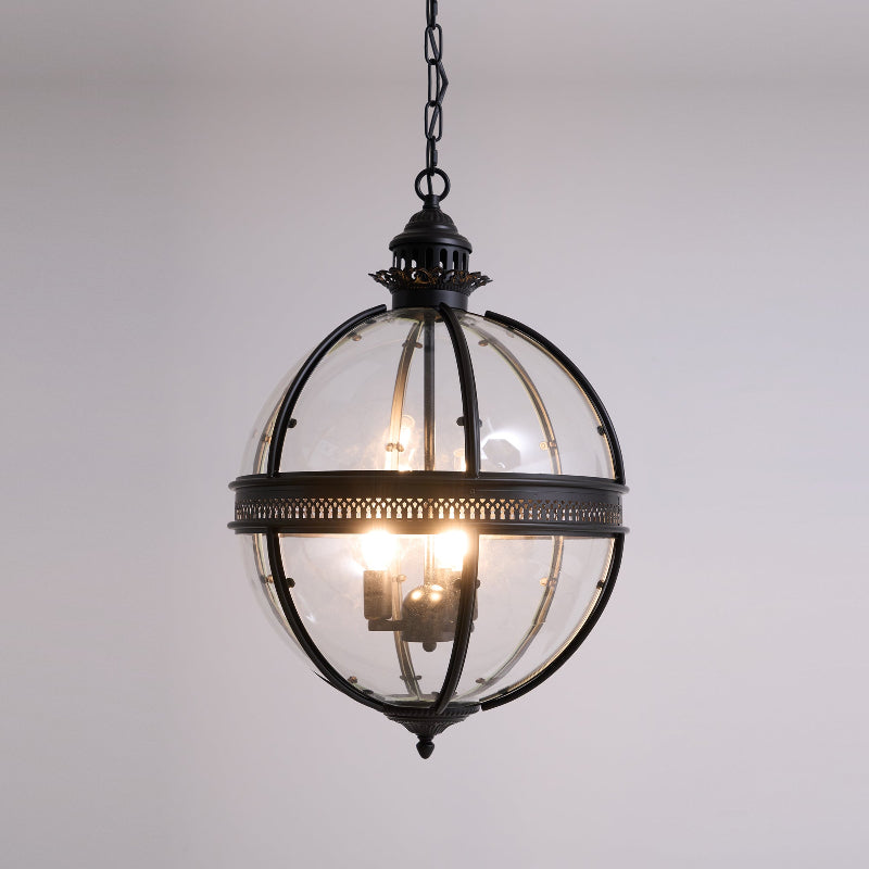 Edward Retro Pendant Light Glass - Lamp Copper
