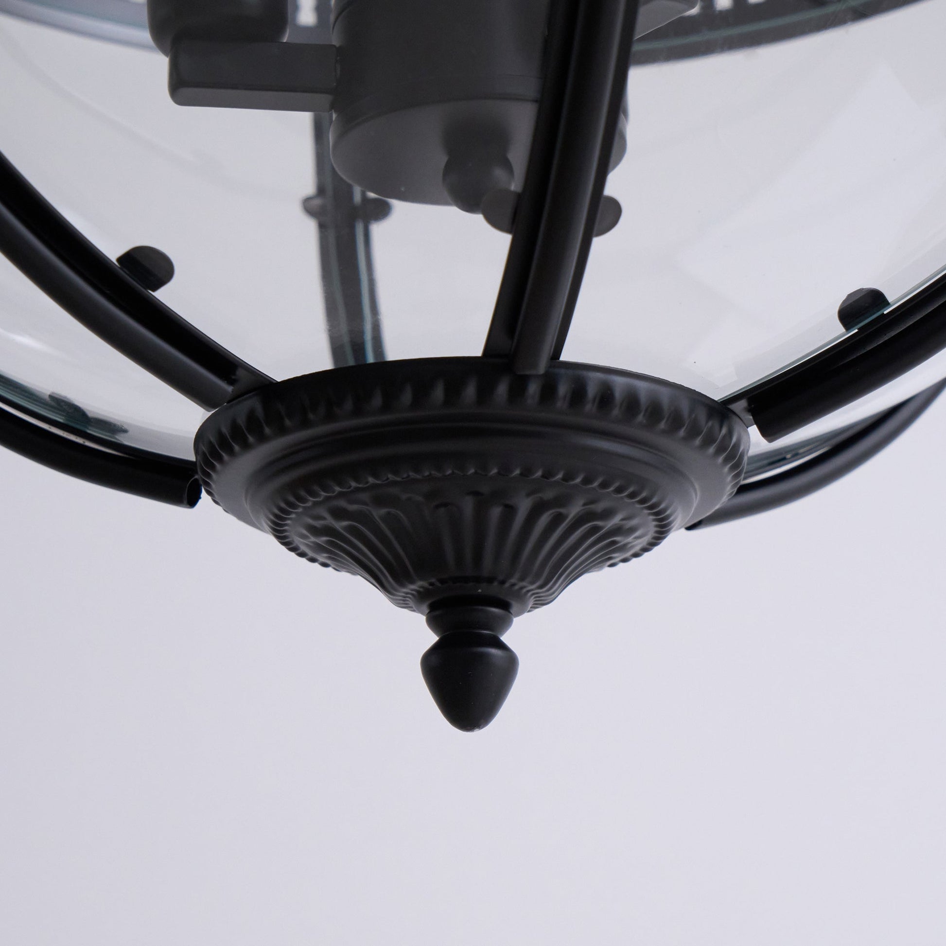 Edward Retro Pendant Light Glass - Lamp Copper