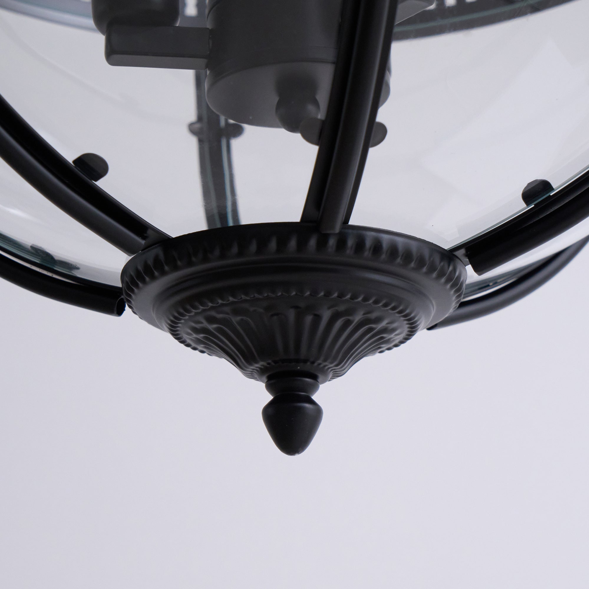 Edward Retro Pendant Light Glass - Lamp Copper