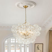 Elorin Texture Globe Bubble Glass Chandelier - Lamp Copper