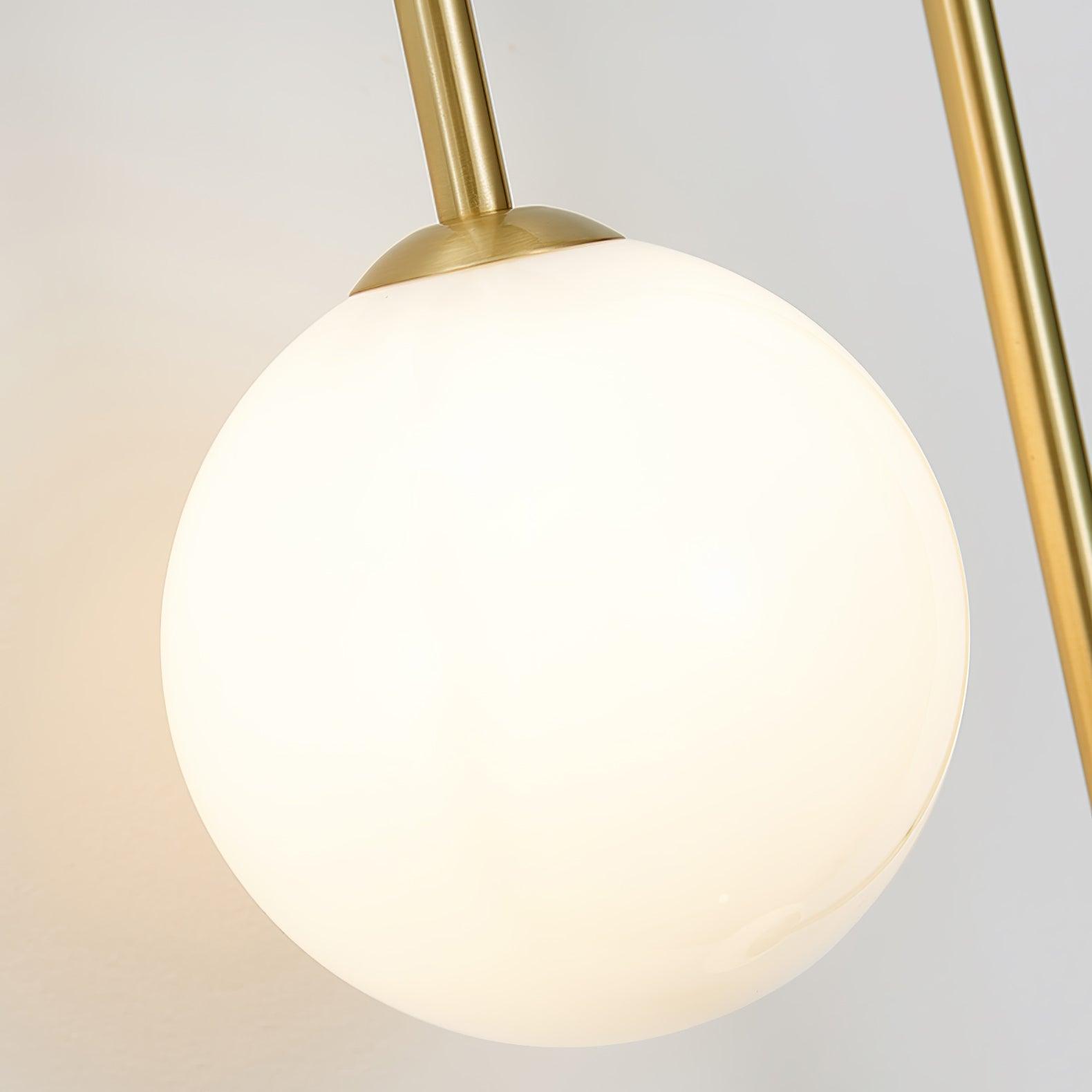 Elaro Brass Arc Wall Light - Lamp Copper