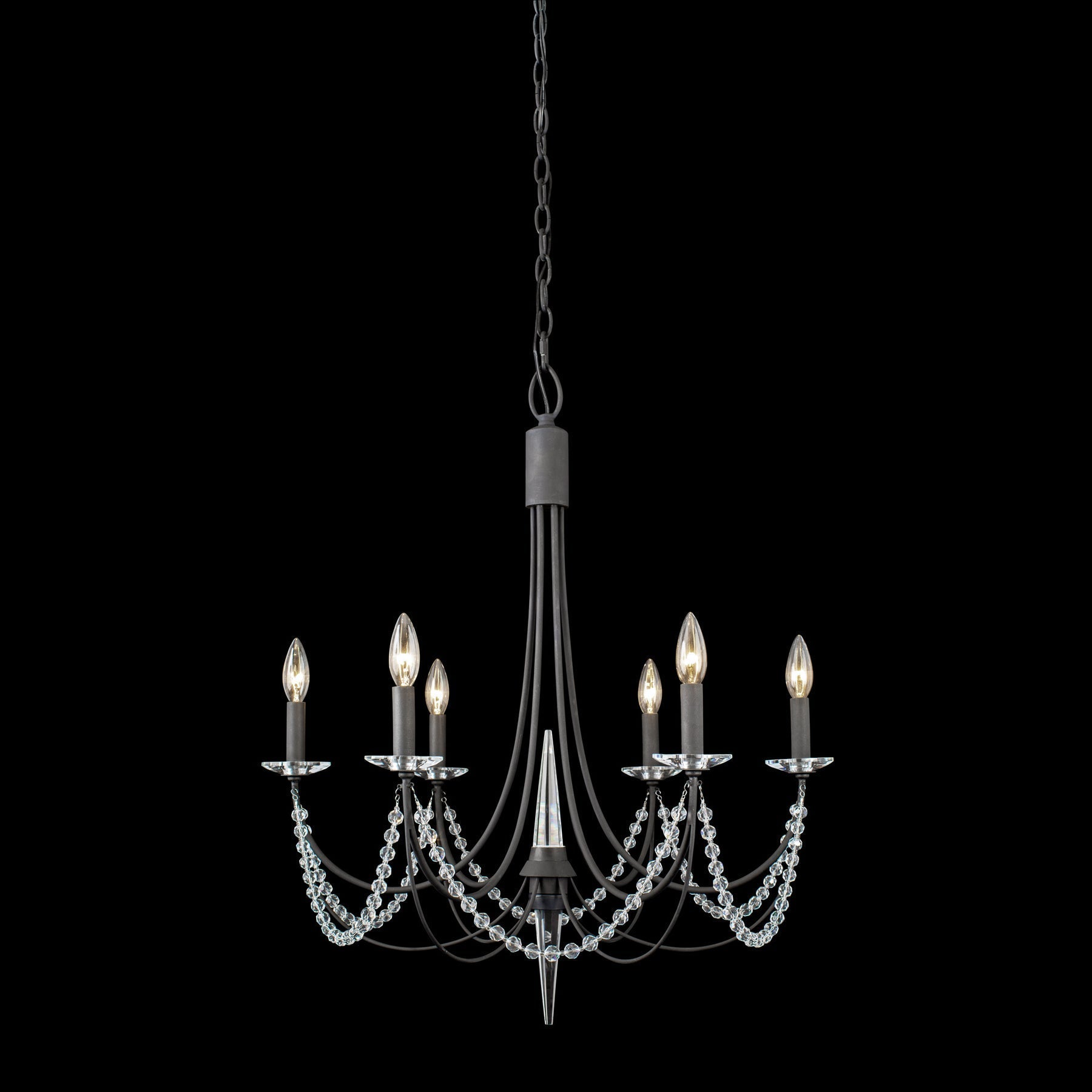 Purelux Postmodern Luxury Brass Metal Crystal Chandelier - Lamp Copper