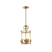 Hylite Vintage Industrial Gold Metal Lantern Pendant Lamp - Lamp Copper