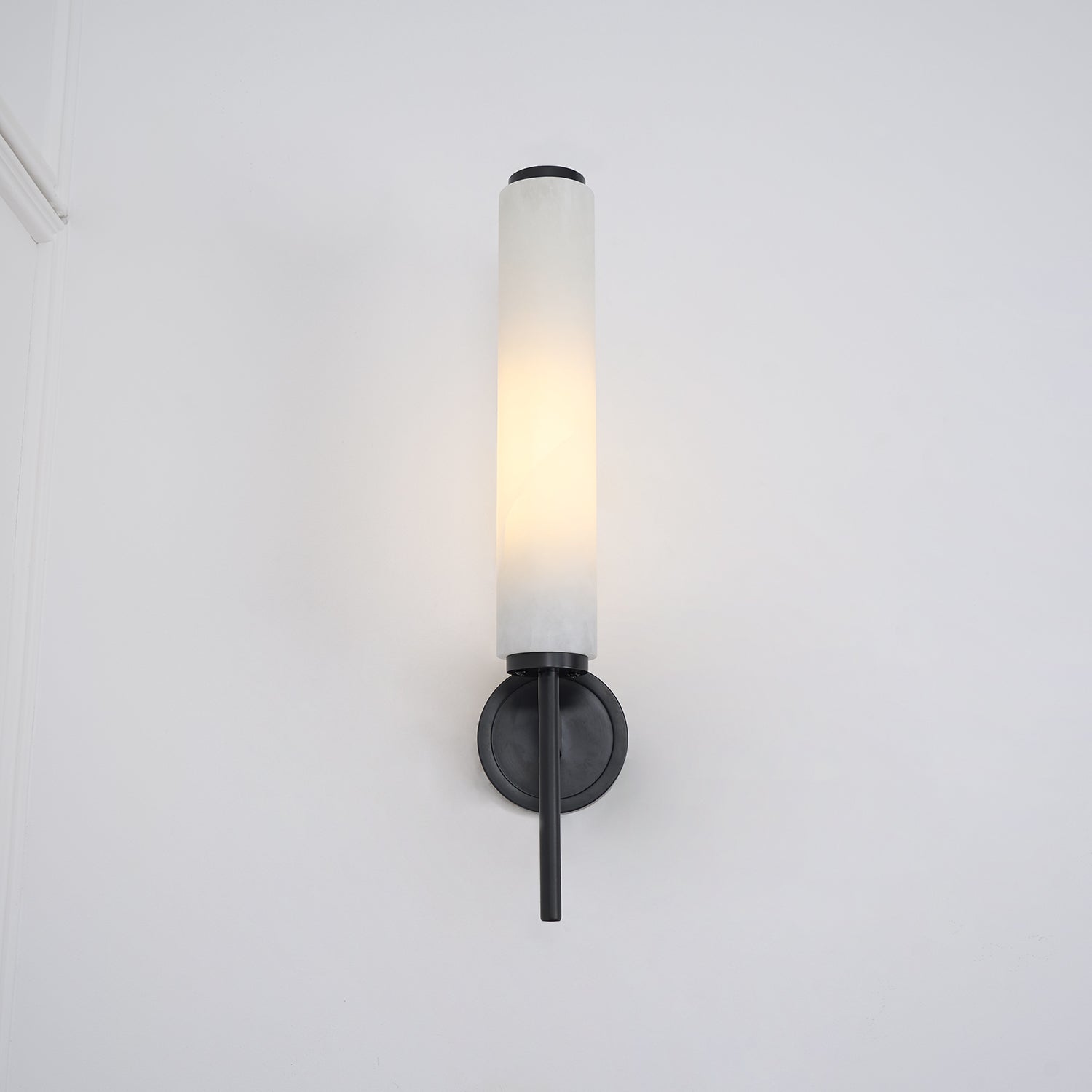 Jern Art Deco Alabaster Wall Lamp - Lamp Copper