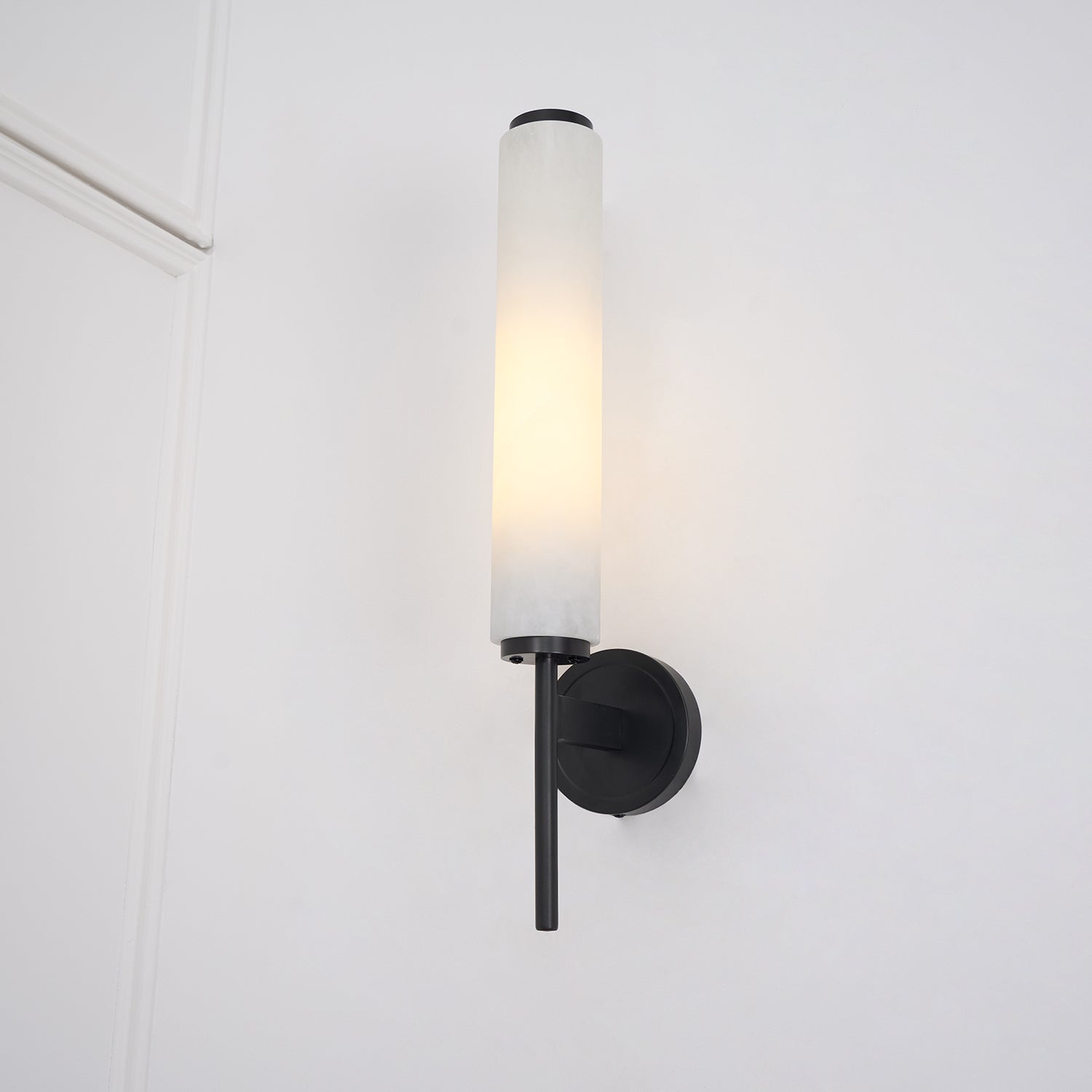 Jern Art Deco Alabaster Wall Lamp - Lamp Copper