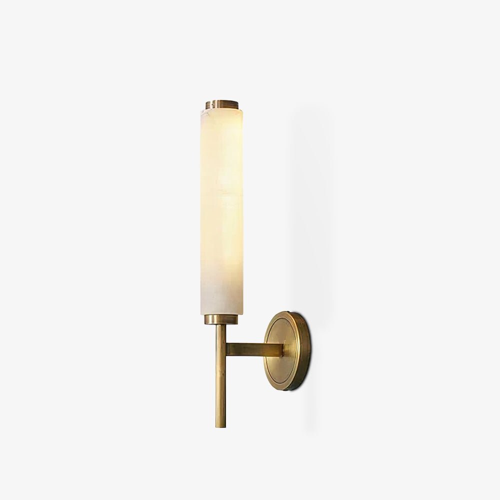 Jern Art Deco Alabaster Wall Lamp - Lamp Copper