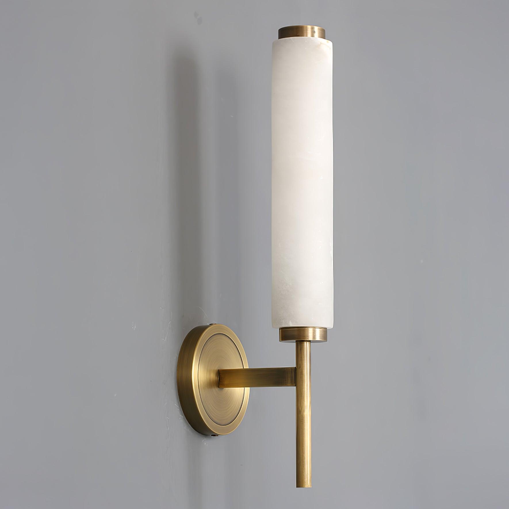 Jern Art Deco Alabaster Wall Lamp - Lamp Copper