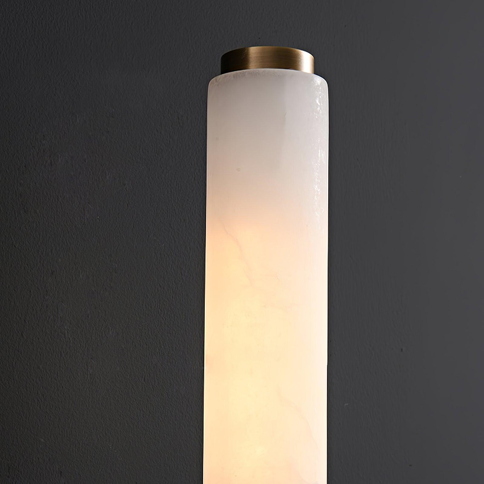Jern Art Deco Alabaster Wall Lamp - Lamp Copper