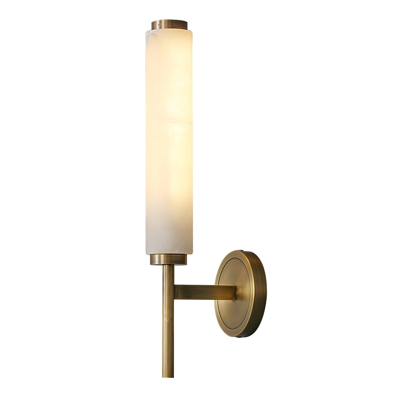 Jern Art Deco Alabaster Wall Lamp - Lamp Copper