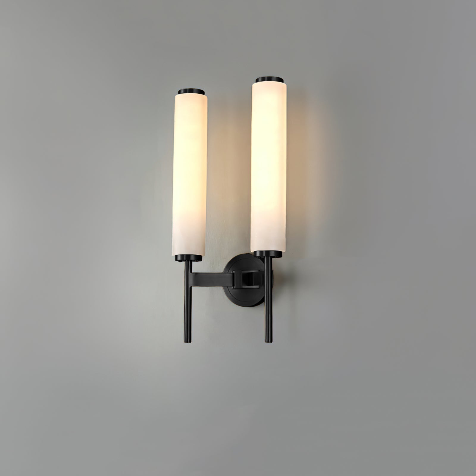 Jern Art Deco Alabaster Wall Lamp - Lamp Copper
