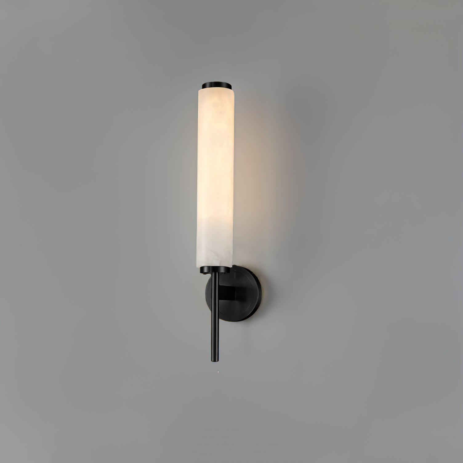 Jern Art Deco Alabaster Wall Lamp - Lamp Copper