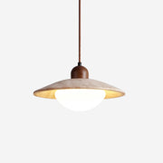 Ritta Pendant Lamp Travertine Minimalist - Lamp Copper